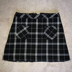 H&M Plaid Skirt
